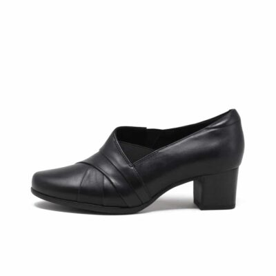 CLARKS Un Damson Adele Women Black Leather