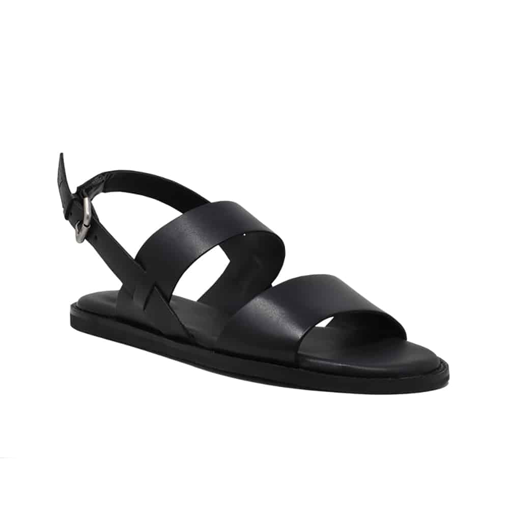 CLARKS Karsea Strap Sandals women Black Leather - 121 Shoes