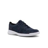 CLARKS Donaway Knit Men Shoes Navy Breathable