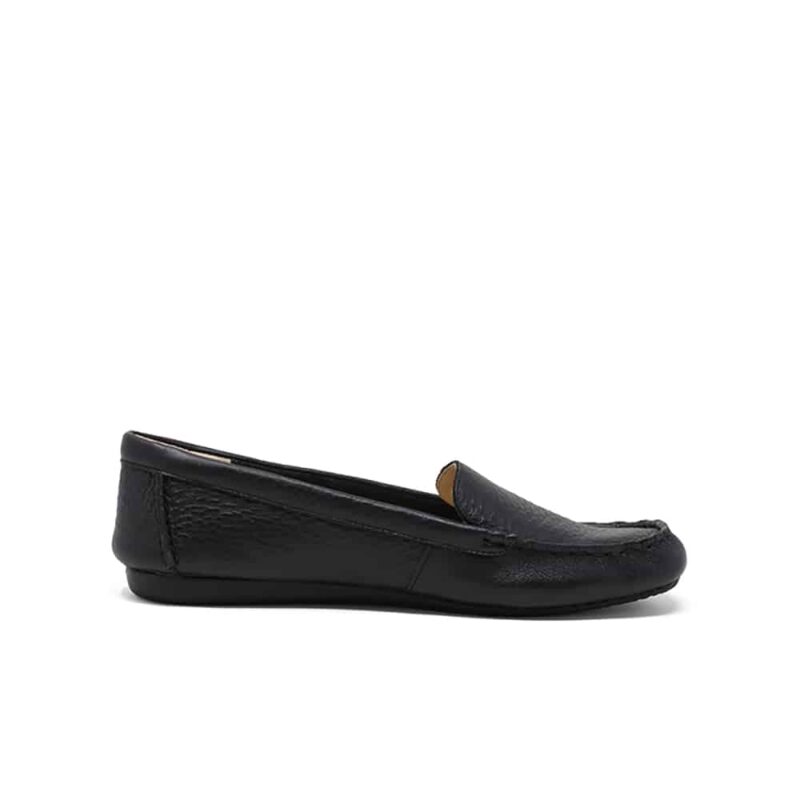 CLARKS Freckle Walk Moccasins Black Leather - 121 Shoes