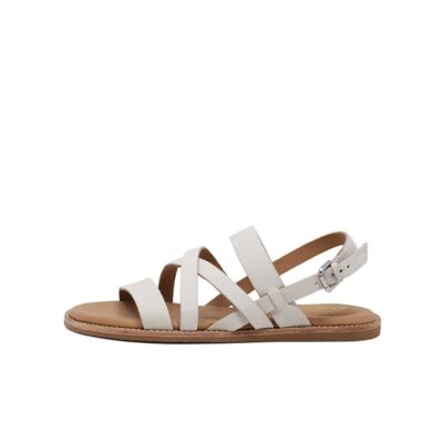 CLARKS Karsea Sun Women Sandal White Leather