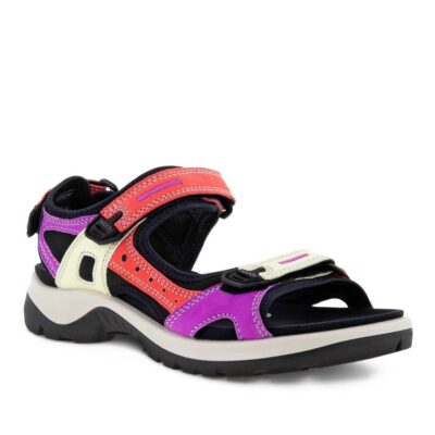 Ecco Yucatan W Sandal Multicolor Hibiscus