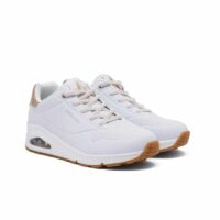 SKECHERS Ladies Sneakers White Lace-up