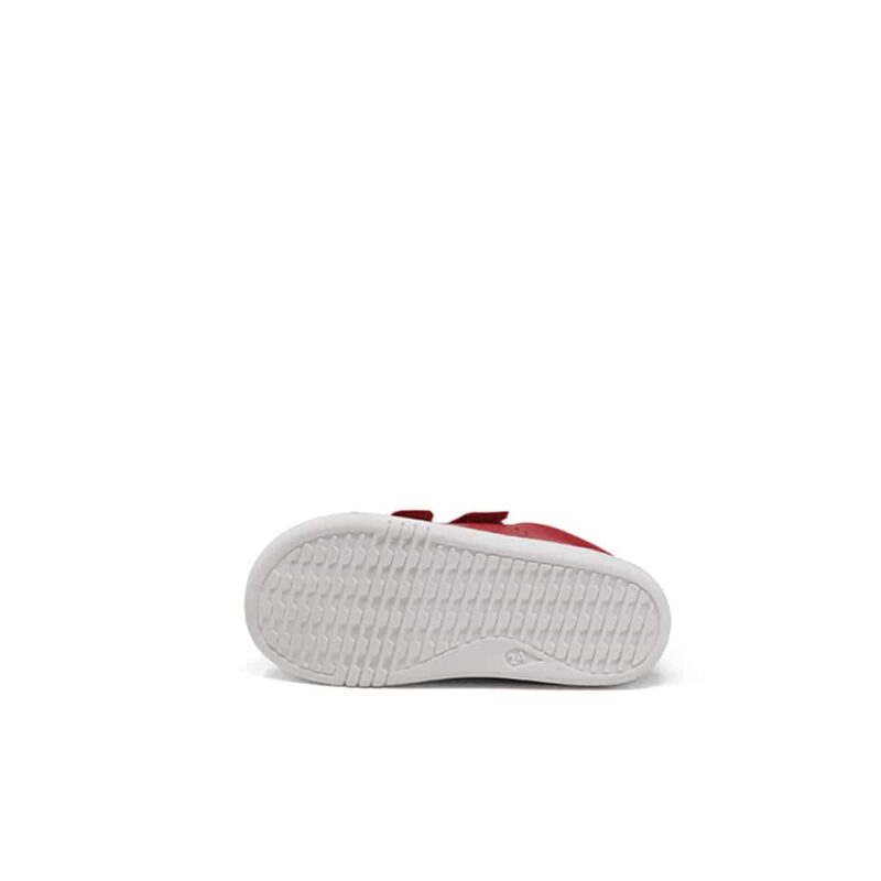 BOBUX GRASS COURT KIDS TRAINER RED LEATHER