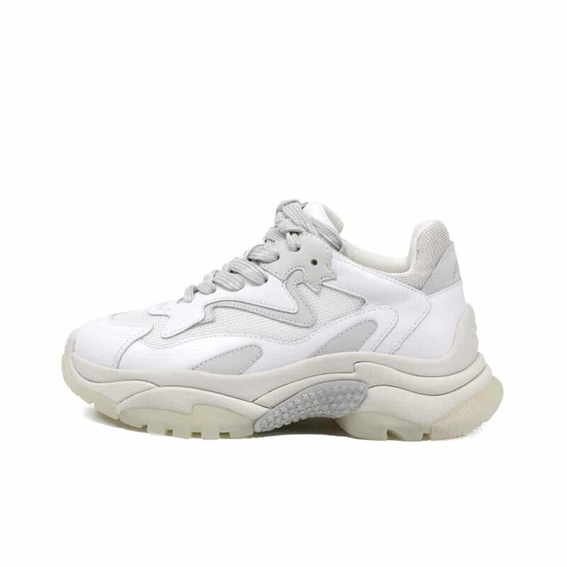 ASH ADDICT WHITE AND PEARL GREY LADIES SNEAKERS