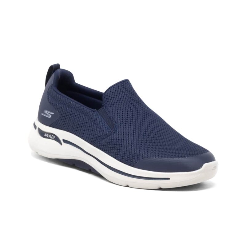 Skechers Men's Go Walk Arch Fit Orion Navy Grey - 121 Shoes