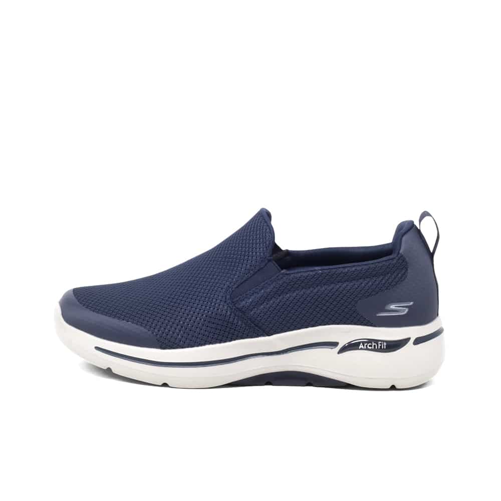 Skechers Men's Go Walk Arch Fit Orion Navy Grey - 121 Shoes