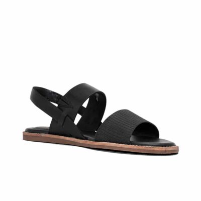 Clarks Karsea Strap Women's Sandals Black Leather 26171874