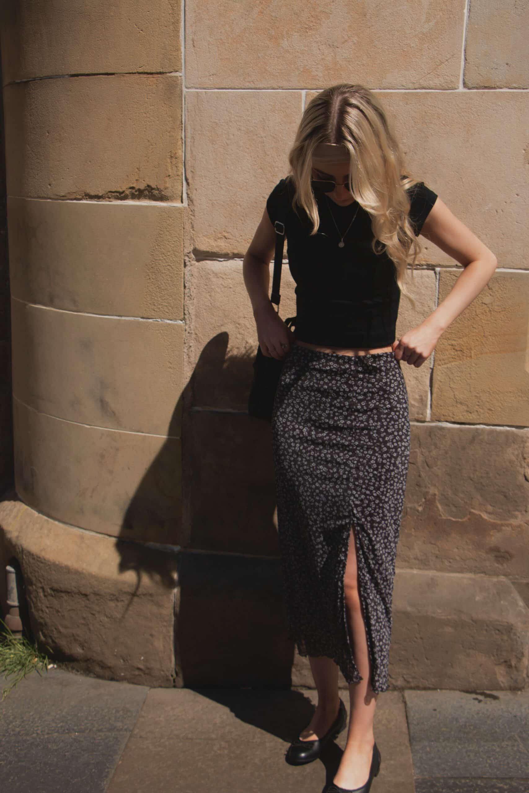 skirt, outfit, autumn, edinburgh