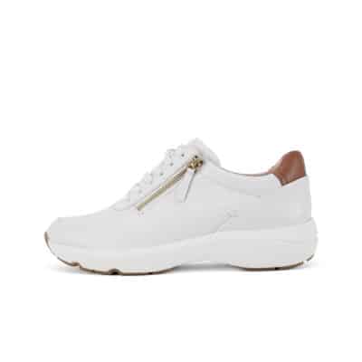 Clarks Women's Tivoli Zip Leather Sneakers White 26176650