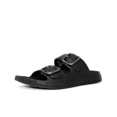 ECCO COZMO M Men’s Leather Buckle Two Strap Sandal