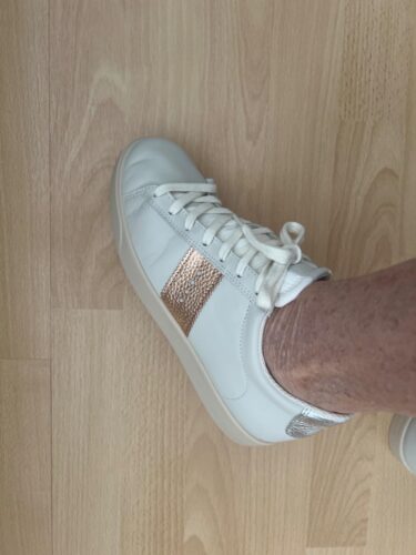 ECCO white retro fashion STREET LITE W photo review