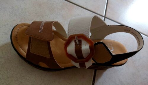 Rieker 68176-64 Ladies Beige Sandals photo review