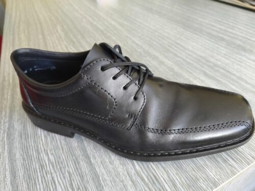 RIEKER BLACK MEN LACE UP FORMAL SHOES photo review