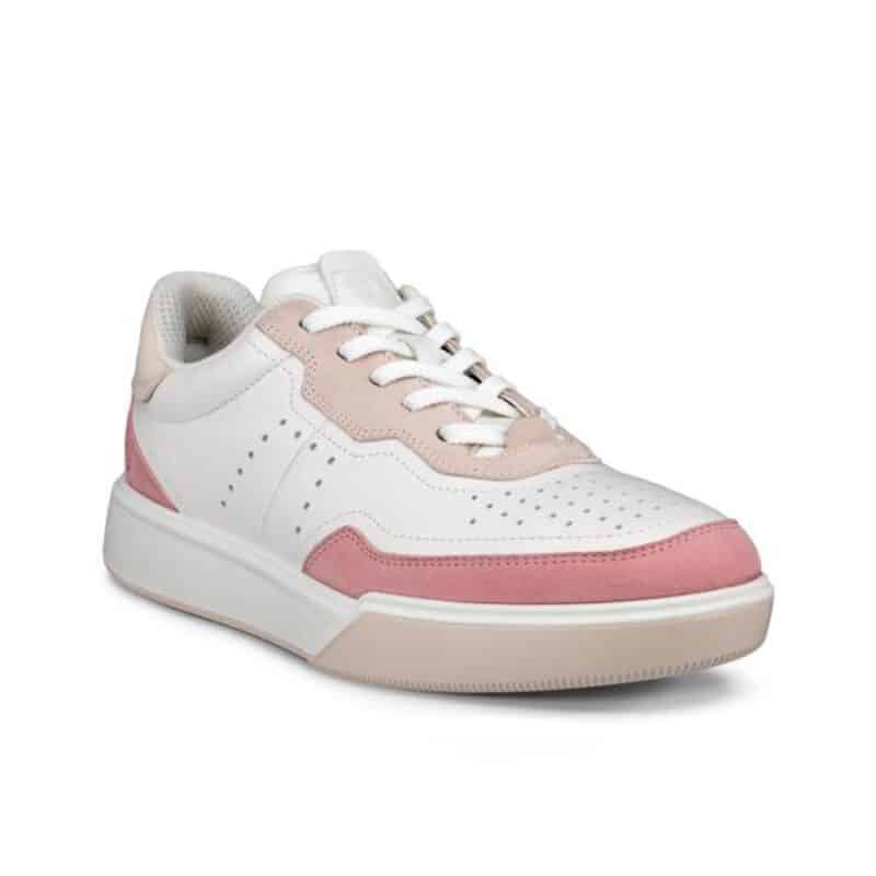 ECCO Street Court W Shadow Women's Trainers Old Rose Leather Outdoor Sneakers Casual Shoes 27281361255