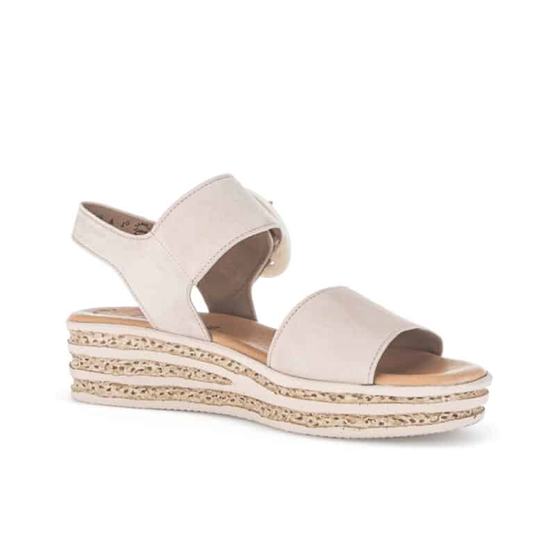 Gabor Women's Sandals Fashion Platform Leather Velcro Casual Sandals 64550