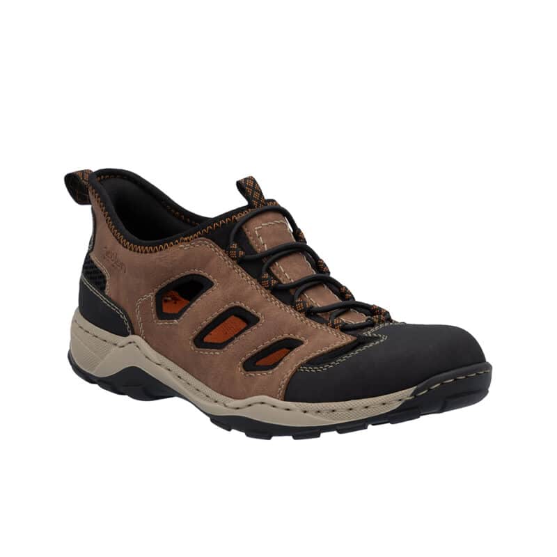 Rieker Men's Sandals Brown Fashion Slip on Casual Covered Toe Sandals 0807824