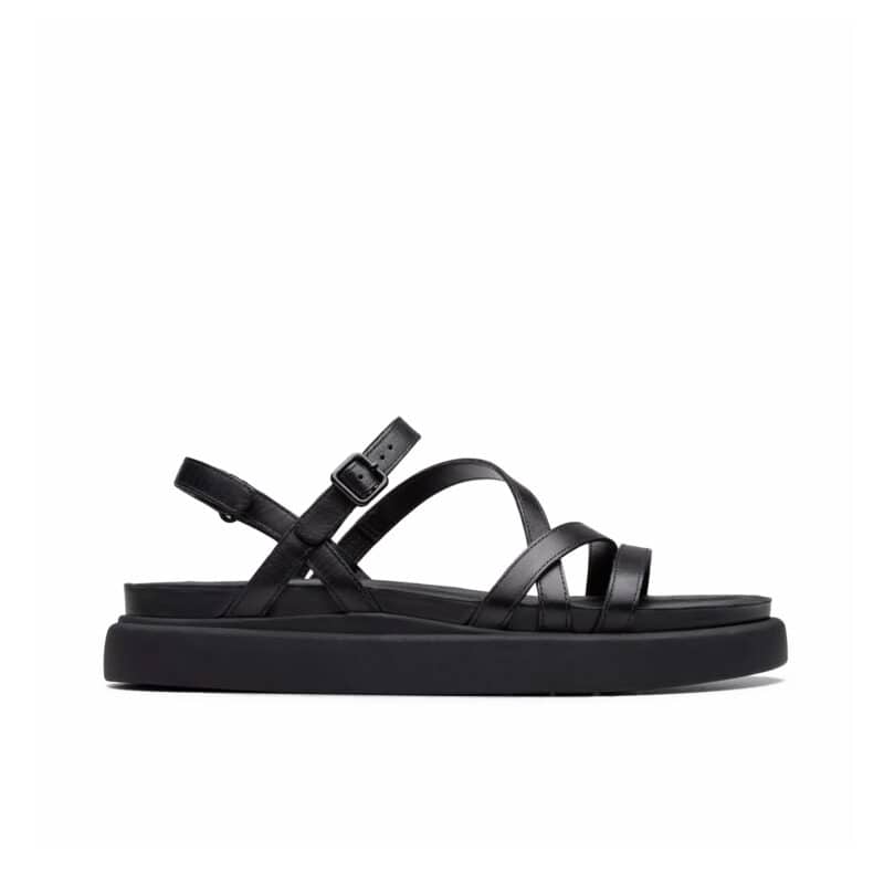 CLARKS Aristella Rose Women's Sandal Leather Casual Buckle Sandals 26181259