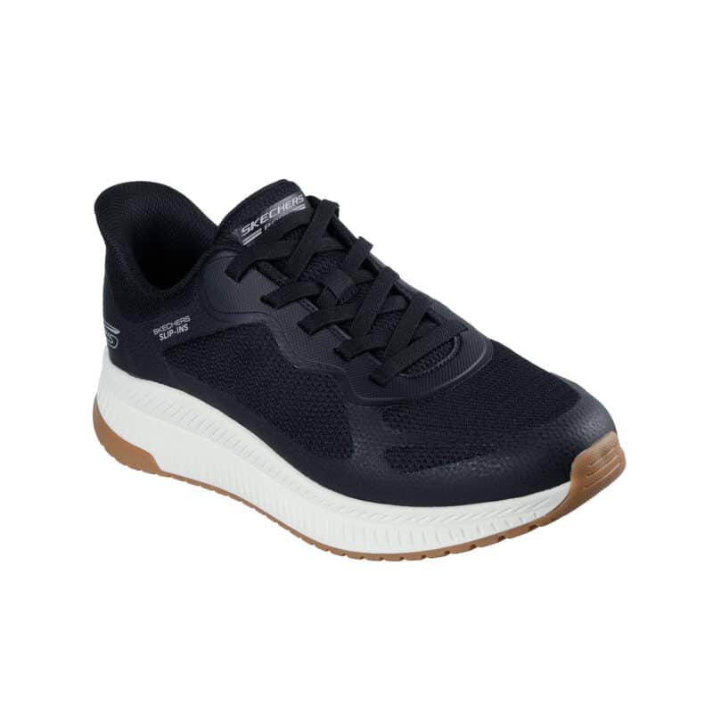 SKECHERS SLIP-INS BOBS SQUAD CHAOS 4 Men's Sneakers Fashion Hands Free Slip-Ins Casual Shoes 118423BLK